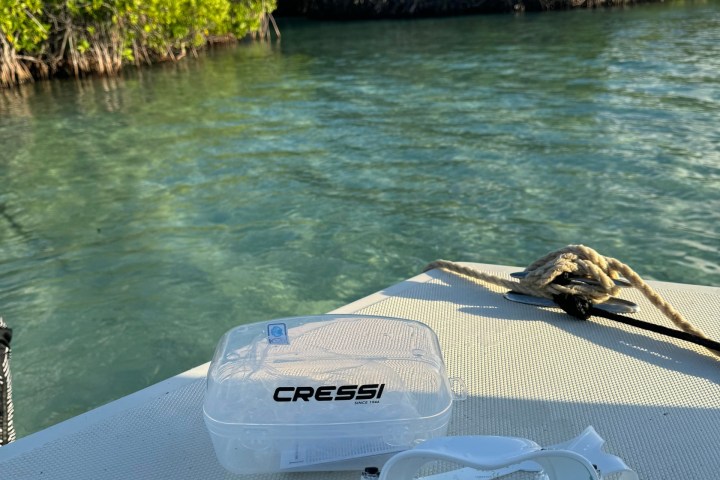 a boat sitting next to a body of water